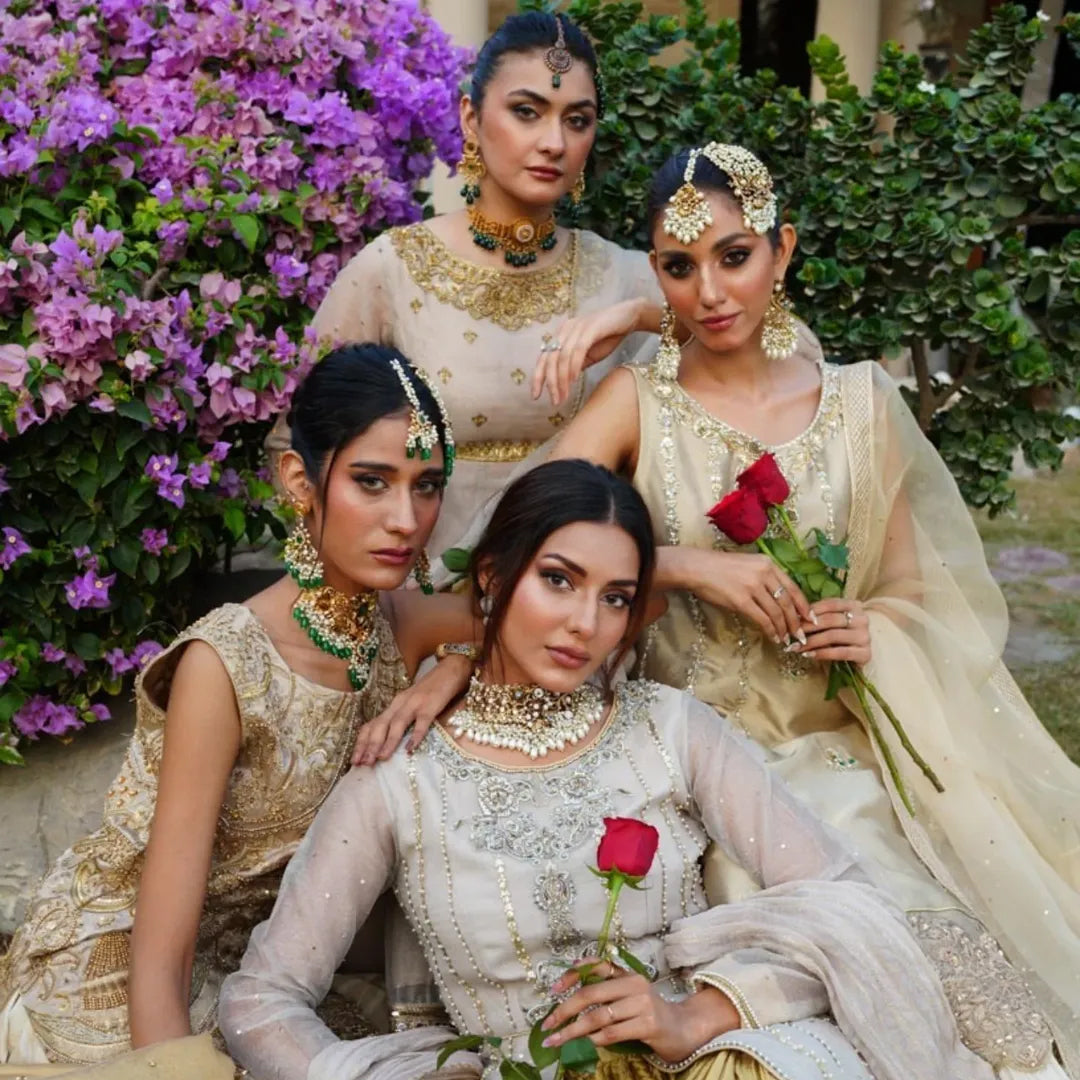 Graceful Elegance| Hina Rathore Nikkah Outfit Co-Ord Set Collection